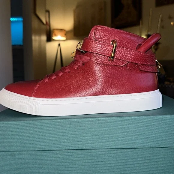 Brand New in Box (NIB) Buscemi 100MM in red. Size 41 (US 8) - Picture 6 of 7